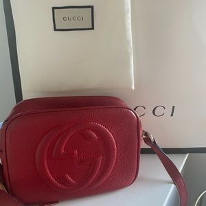 Gucci crossbody. Red!! Gorgeous!